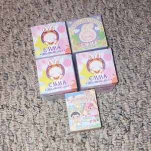 5 pc unopened  Cute EMMA Jellybean Jolt Boxes